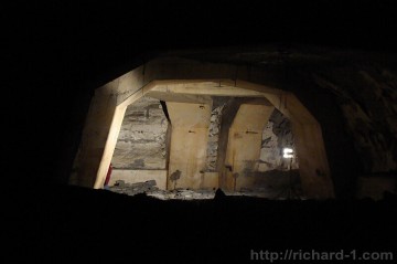 „Náladové“ foto podzemních prostor v okolí chodby C.