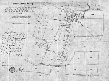 Mapa podzemí z roku 1937.