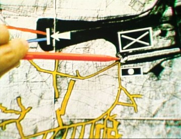 Hrot tužky označuje na mapě místo, kde byl objeven vstupní portál A/B do Richardu I.