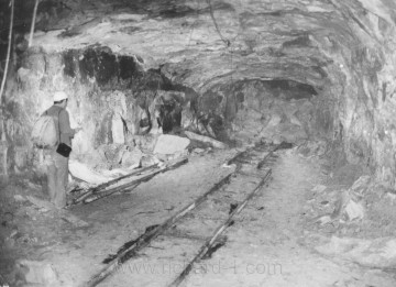 Kolejiště v podzemí Richard I. z let 1943 – 4945.
